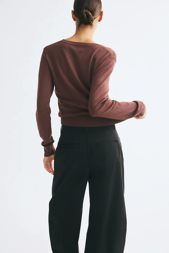 Fine-Knit Cardigan