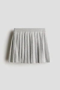 Fine-knit Cotton Skirt