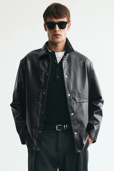 Coated Overshirt
