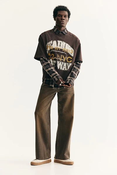 T-shirt court grande taille