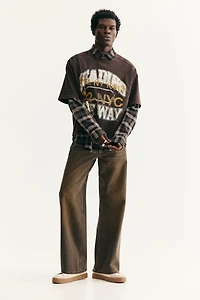 T-shirt court grande taille