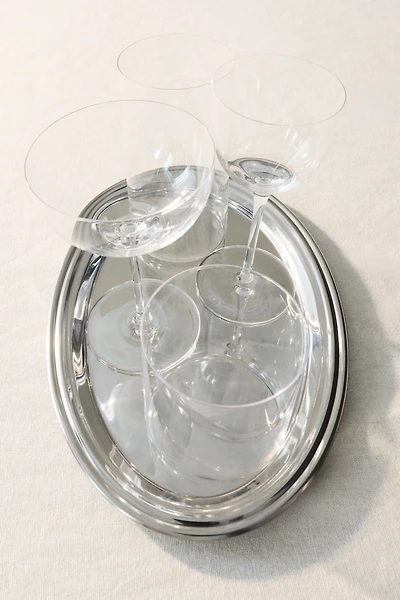 Oval Stainless Steel Tray