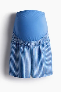 MAMA Linen-Blend Shorts