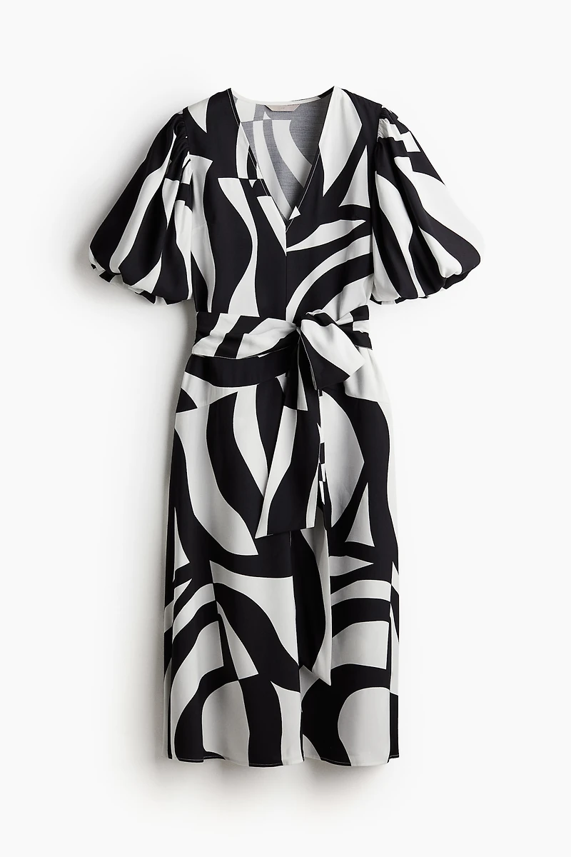 Tie-Belt Dress