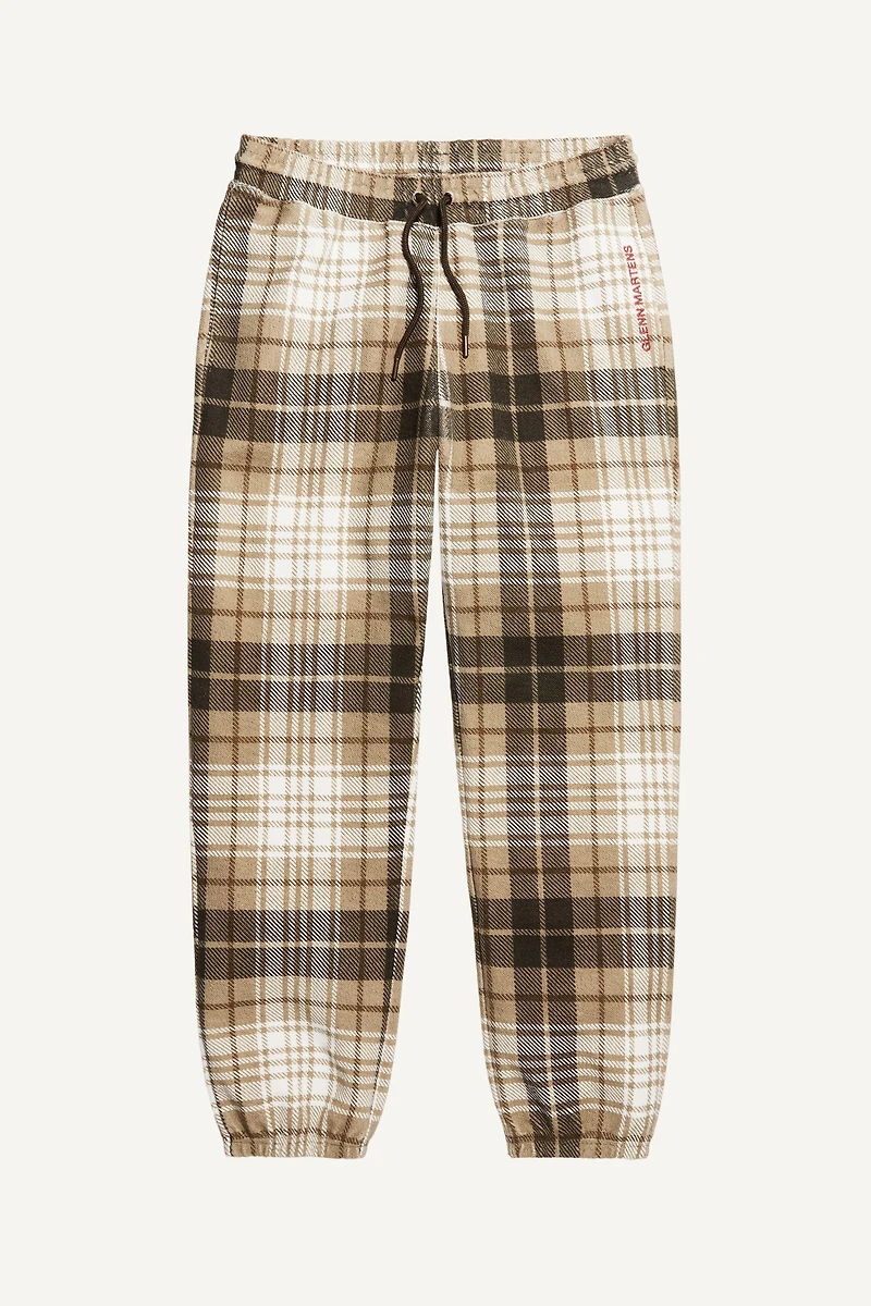 Pantalon de survêtement à carreaux