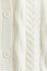 Gilet en tricot torsadé