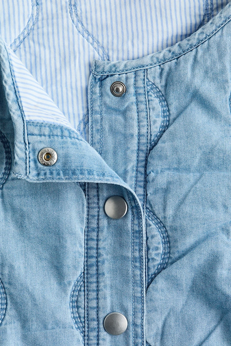 Veste matelassée en denim