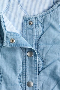 Veste matelassée en denim