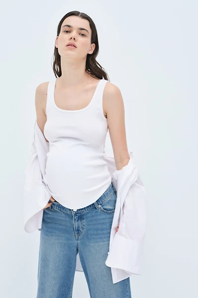 MAMA Ribbed Tank Top