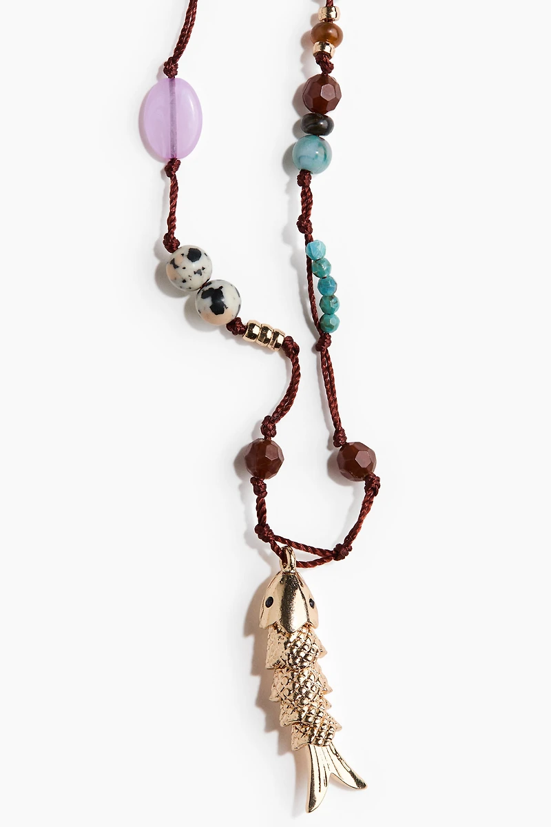 Beaded Cord Necklace