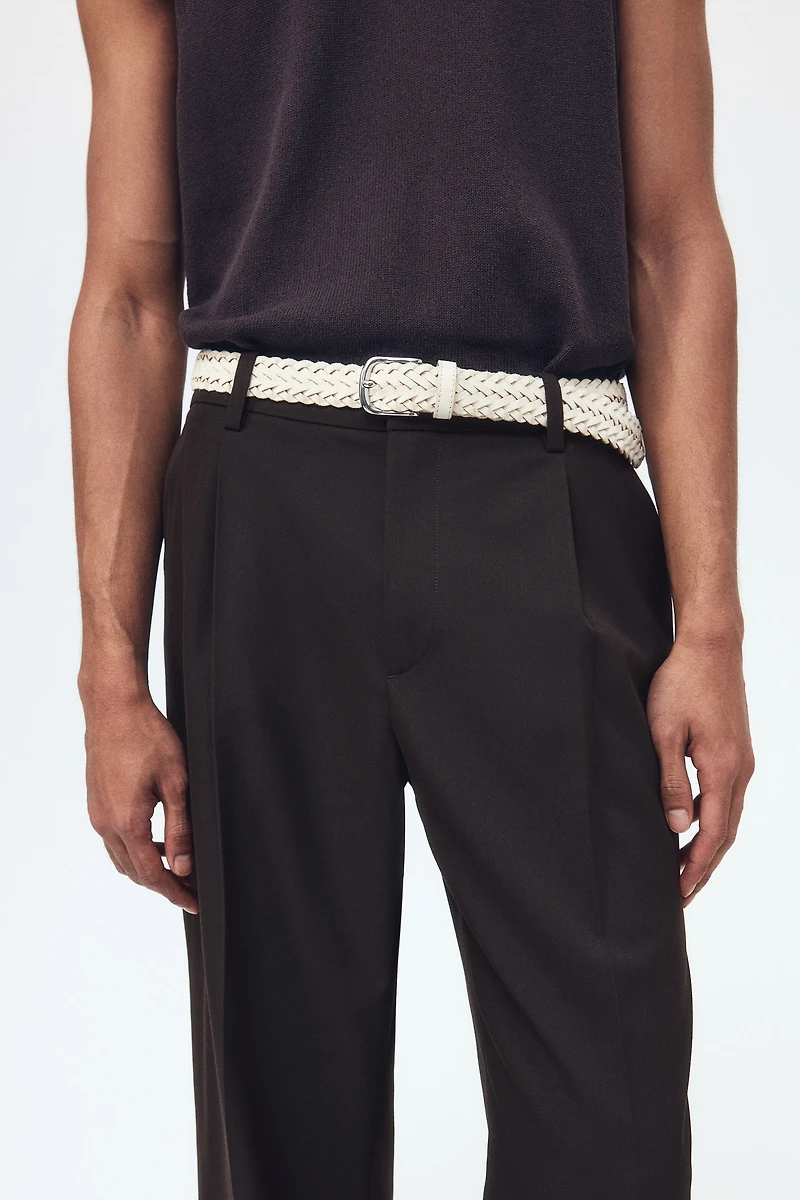 Loose-Fit Tailored Pants