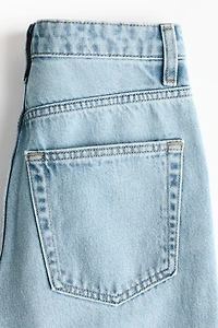 Straight High Waist Ankle Jeans