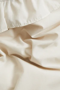 Flounced King/Queen Duvet Cover Set