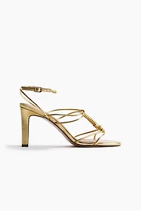 Sandales à talon avec brides fines
