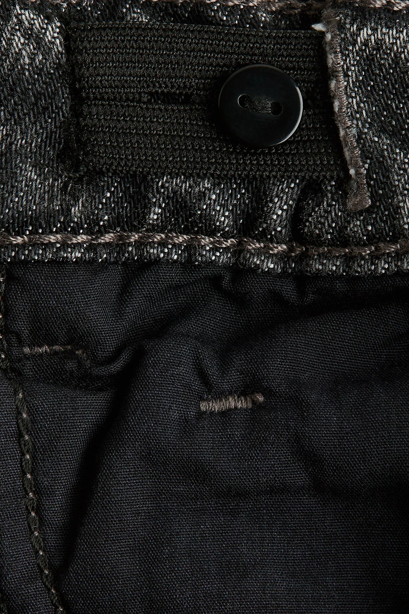 Tapered Cotton-blend Jeans