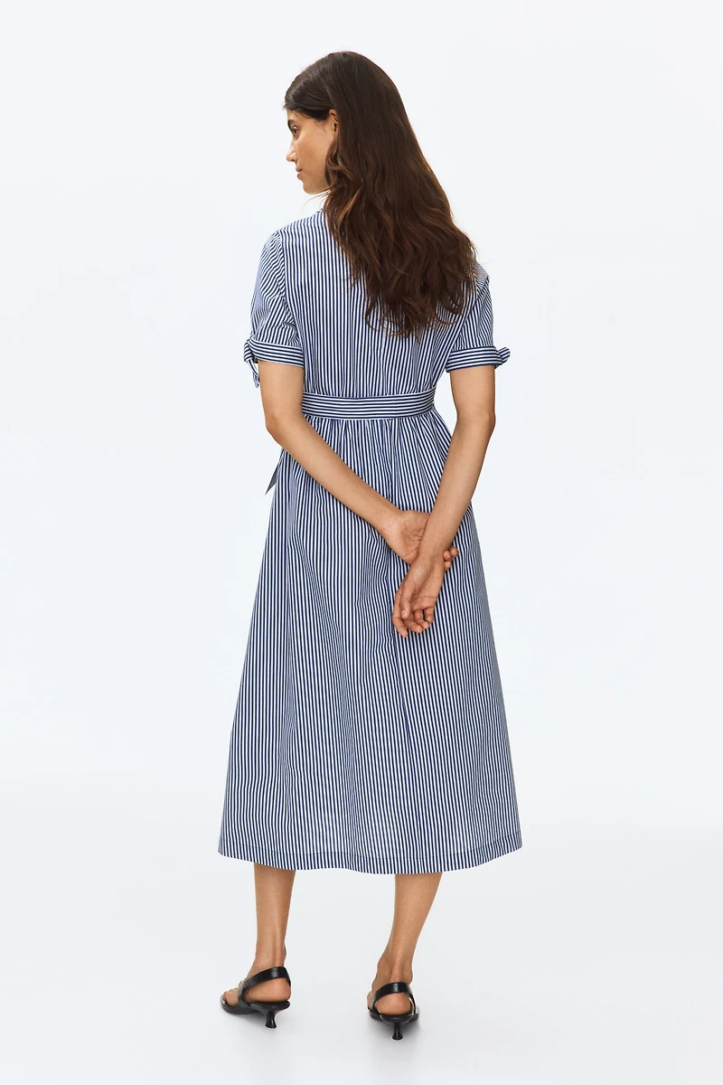 MAMA Short-Sleeved Shirt Dress