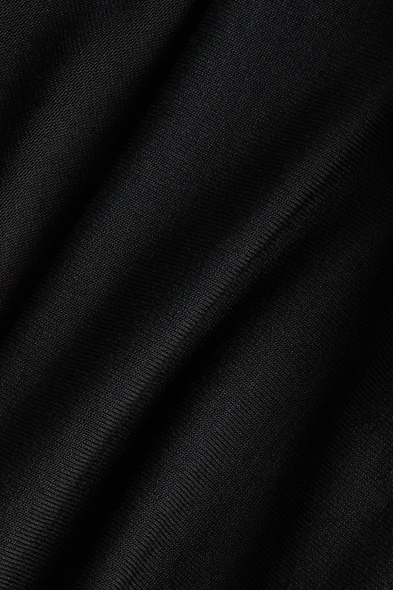 Cowl-Back Jersey Top