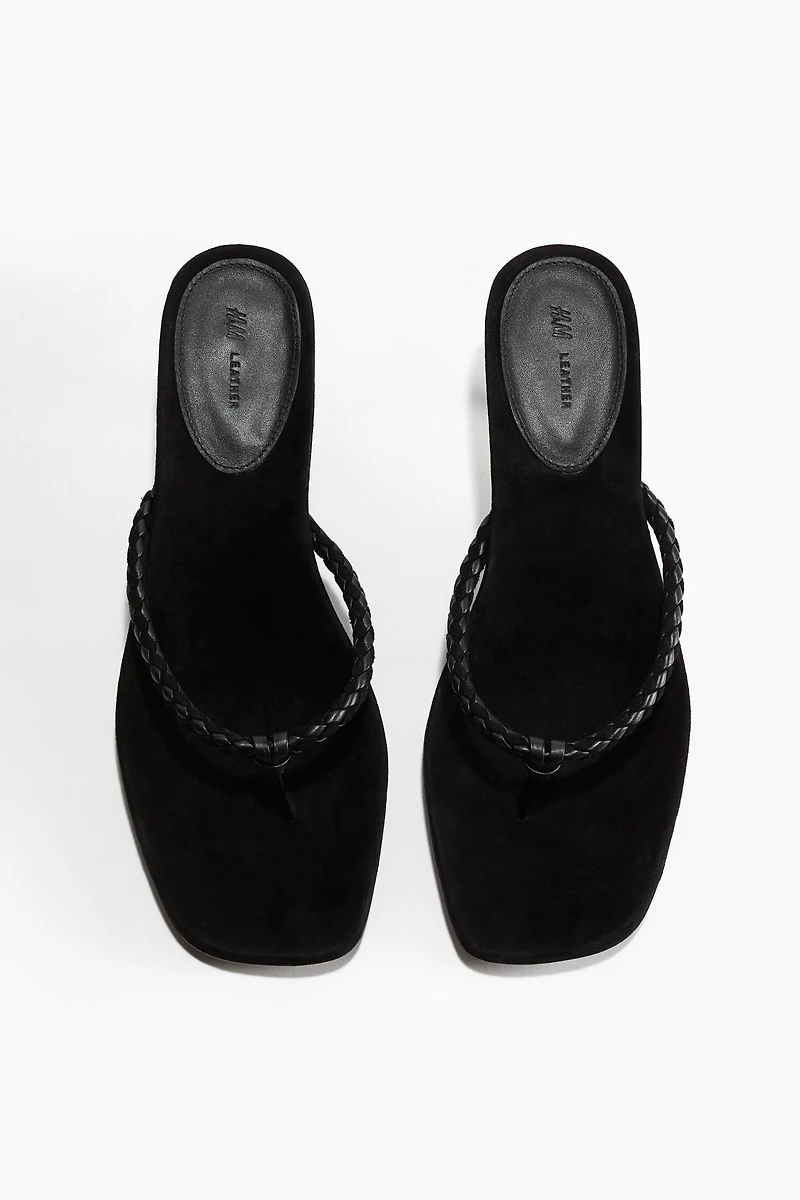 Heeled Suede Sandals