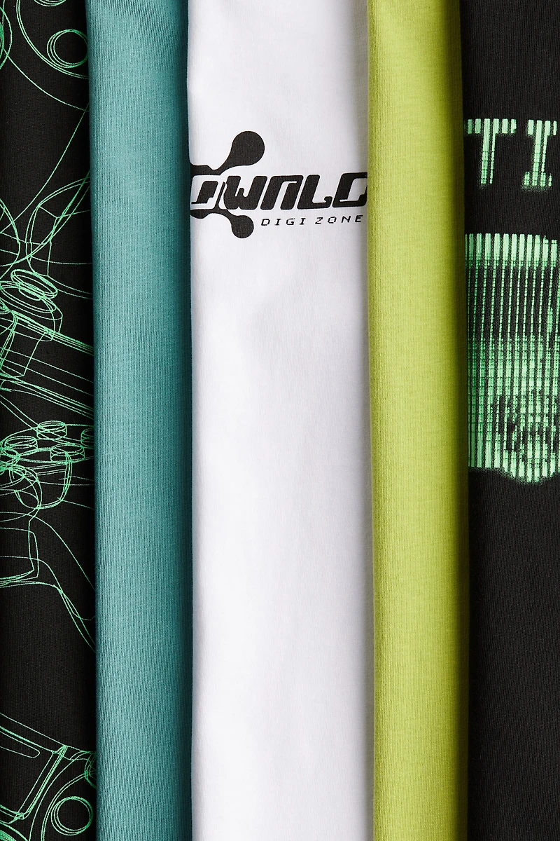 5-pack Cotton T-Shirts