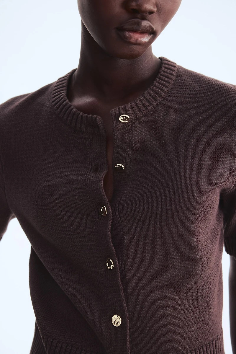 Short-Sleeved Cardigan