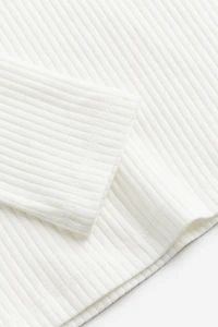 Cotton Mock Turtleneck Top