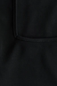 Ribbed Square-Neck Tank Top