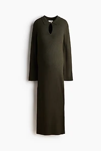MAMA Rib-Knit Dress