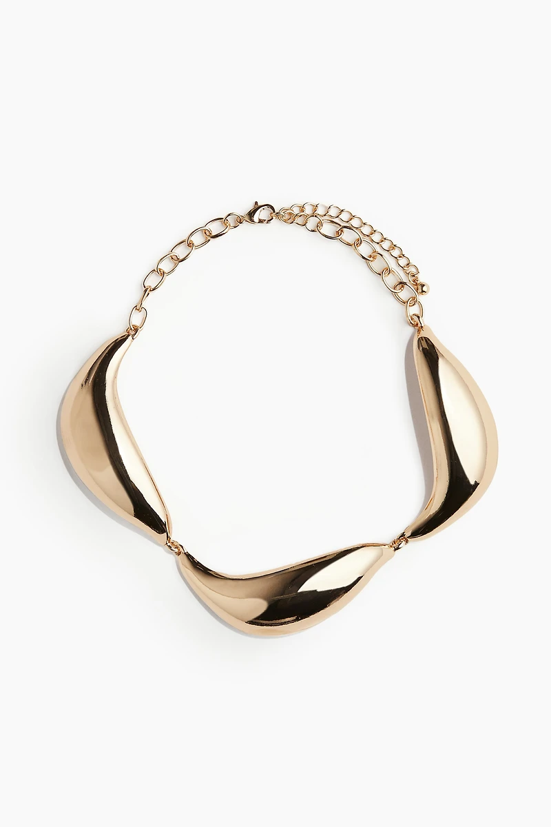 Asymmetric-detail Necklace