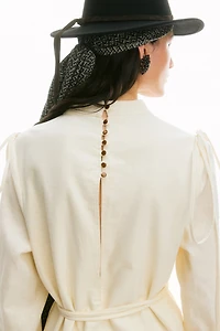 Robe en lin mélangé