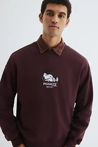 Oversized Printed Sweatshirt