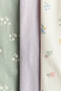 3-pack Cotton Pajama Jumpsuits