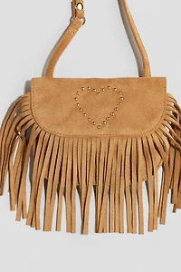 Sac à bandoulière frangé