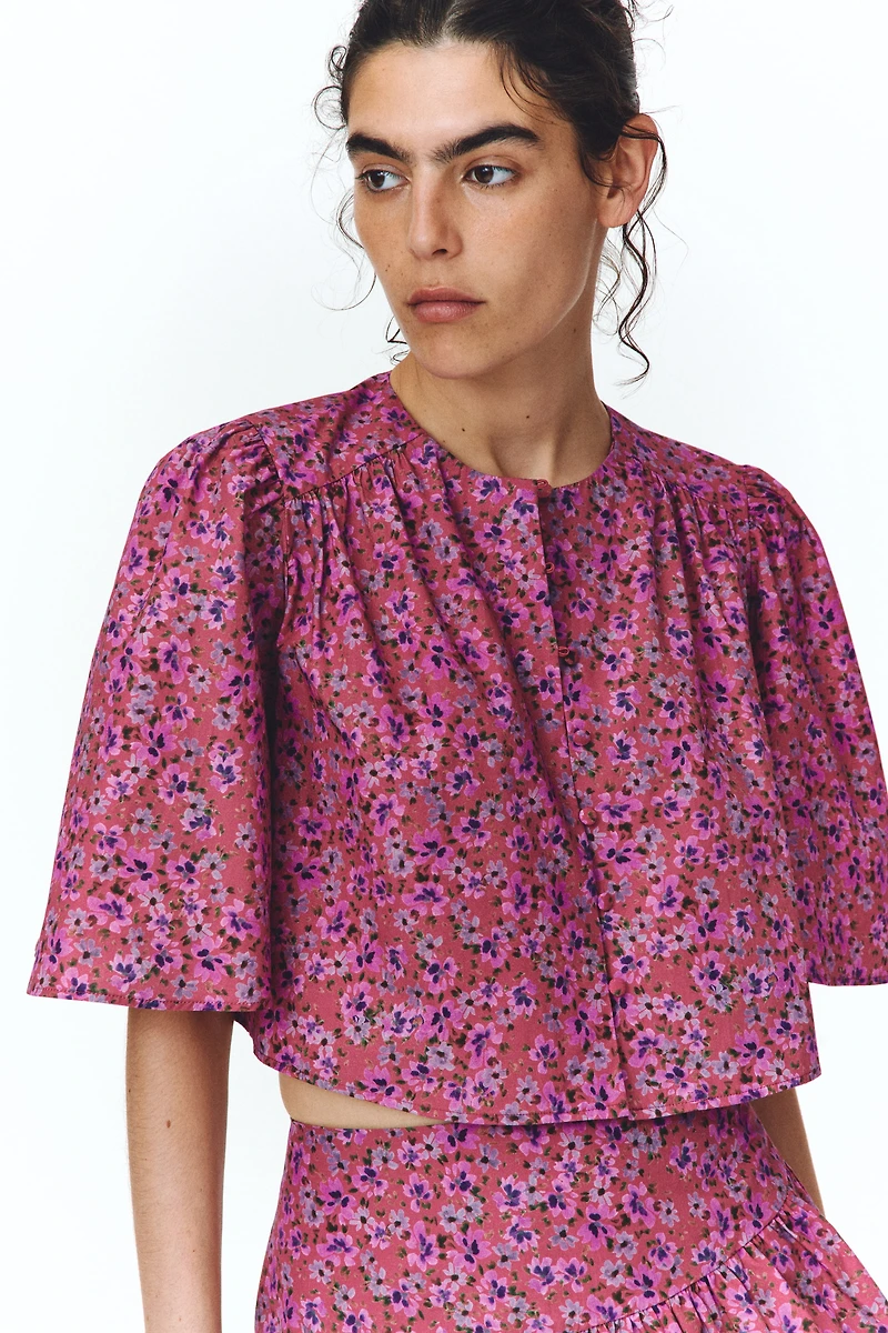 Short Cotton Blouse