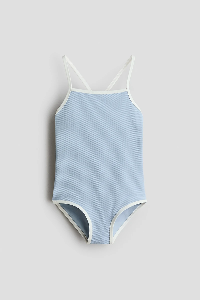Printed-Motif Swimsuit