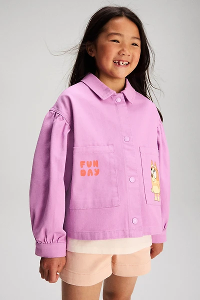 Veste en sergé de coton