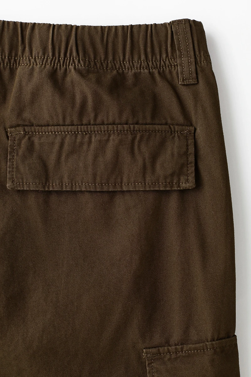 Relaxed-Fit Cotton Cargo Pants