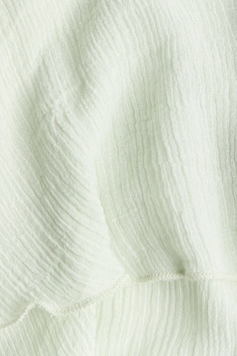 Flounced One-Shoulder Dress