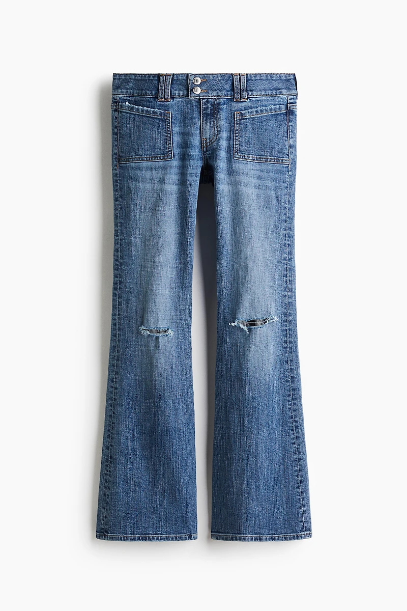 Flared Low Jeans