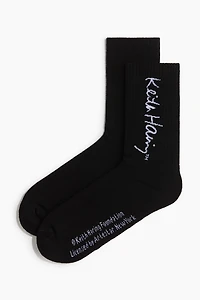 Motif-detail Socks