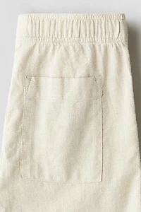 Pantalon en lin mélangé