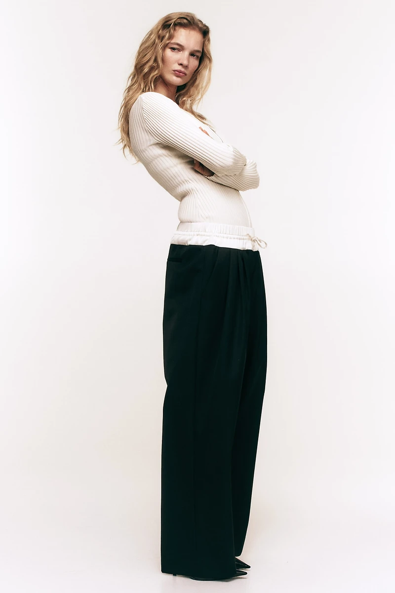 Wool-Blend Pants