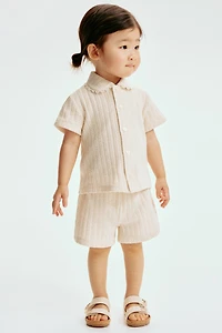 2-Piece Pointelle-Knit Set