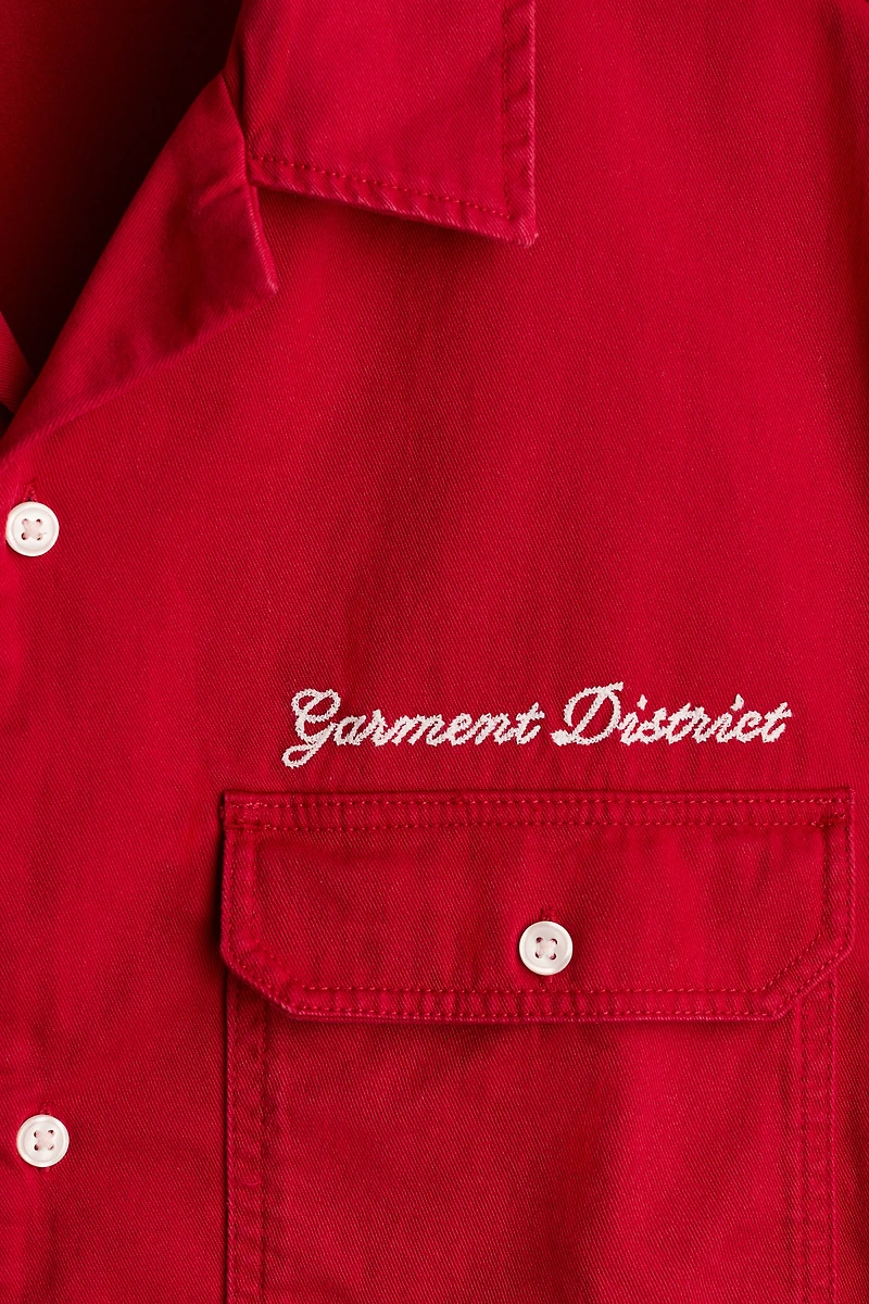 Relaxed-Fit Short-Sleeved Utility Shirt