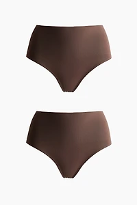 2-Pack Seamless Light Shape Thong Briefs