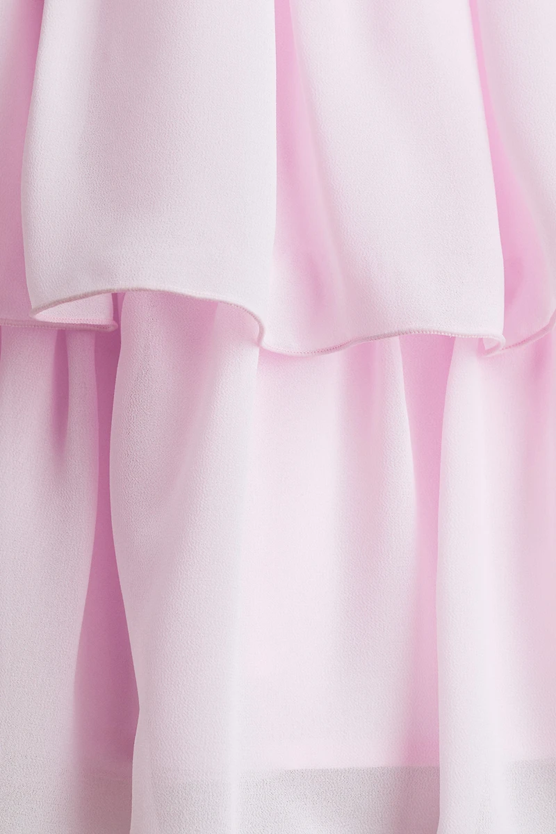 Tiered Chiffon Dress