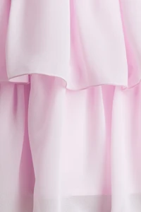 Tiered Chiffon Dress