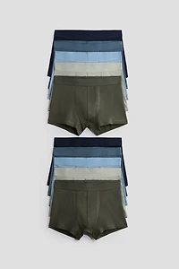 10-Pack Cotton Boxer Briefs