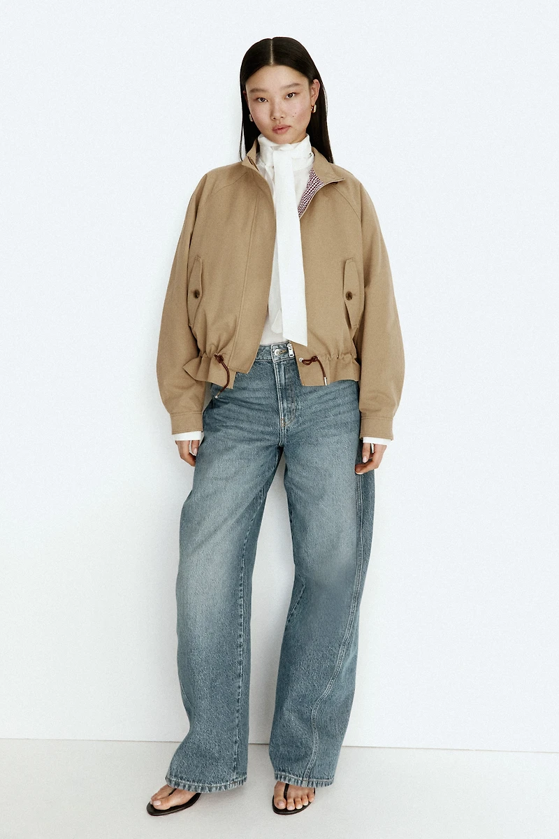 Veste en sergé de coton