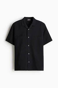 Seersucker Pajama Shirt and Shorts