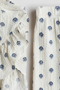 2-Piece Crinkled Jersey Set